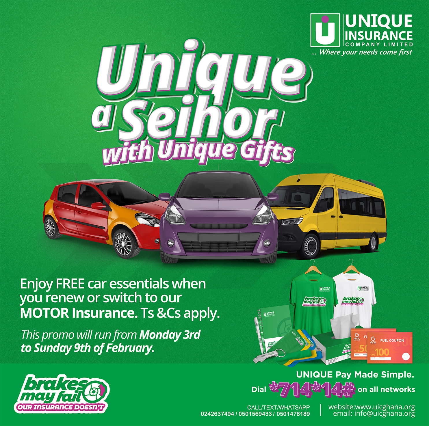 We have an exciting promo running! Renew your motor insurance