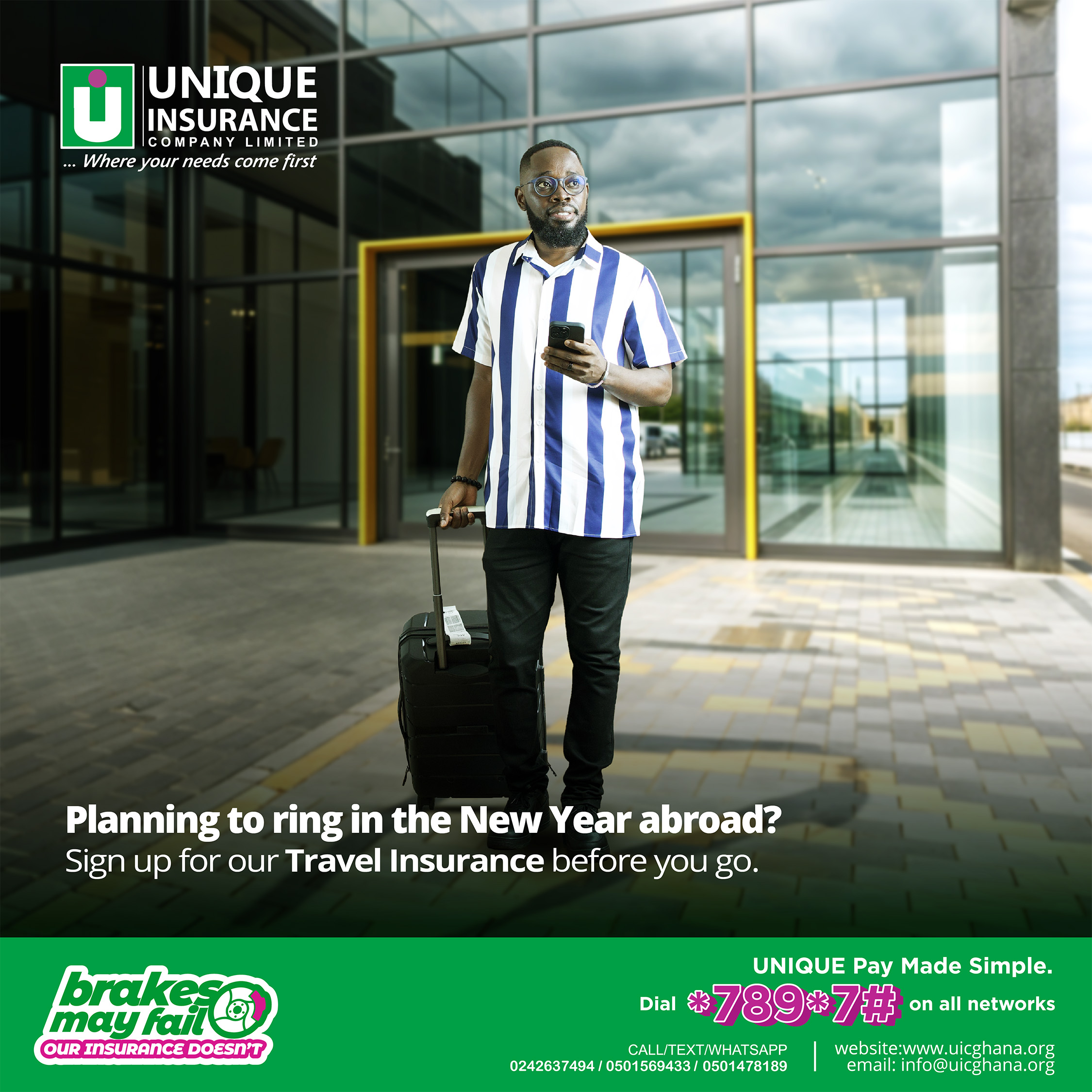 Secure your new year trips with us!   #uniqueinsurance