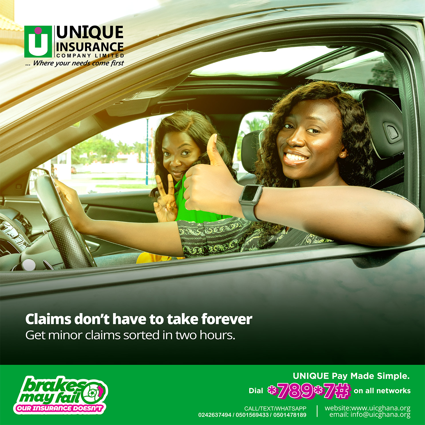 Your time is precious.  #uniqueinsurance #fastclaims