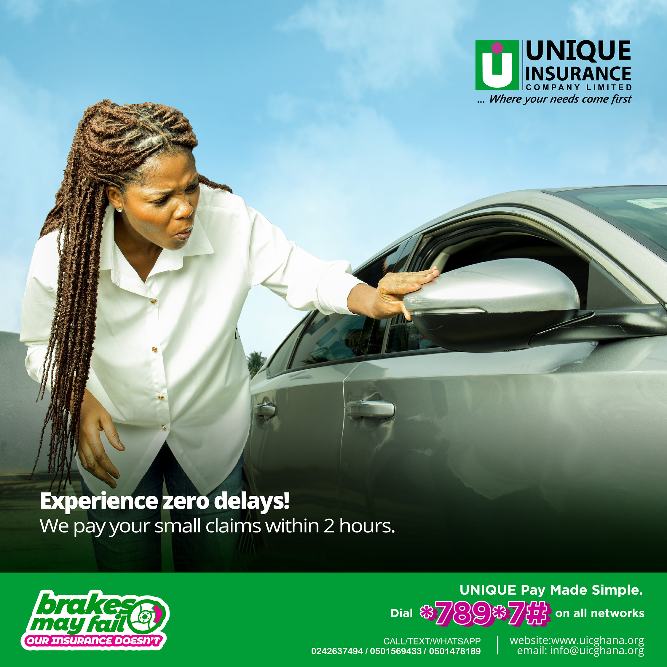 Become a holder of our Comprehensive Motor Insurance policy.